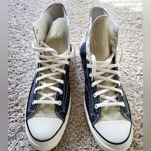 Converse Black and White High-Top Sneakers